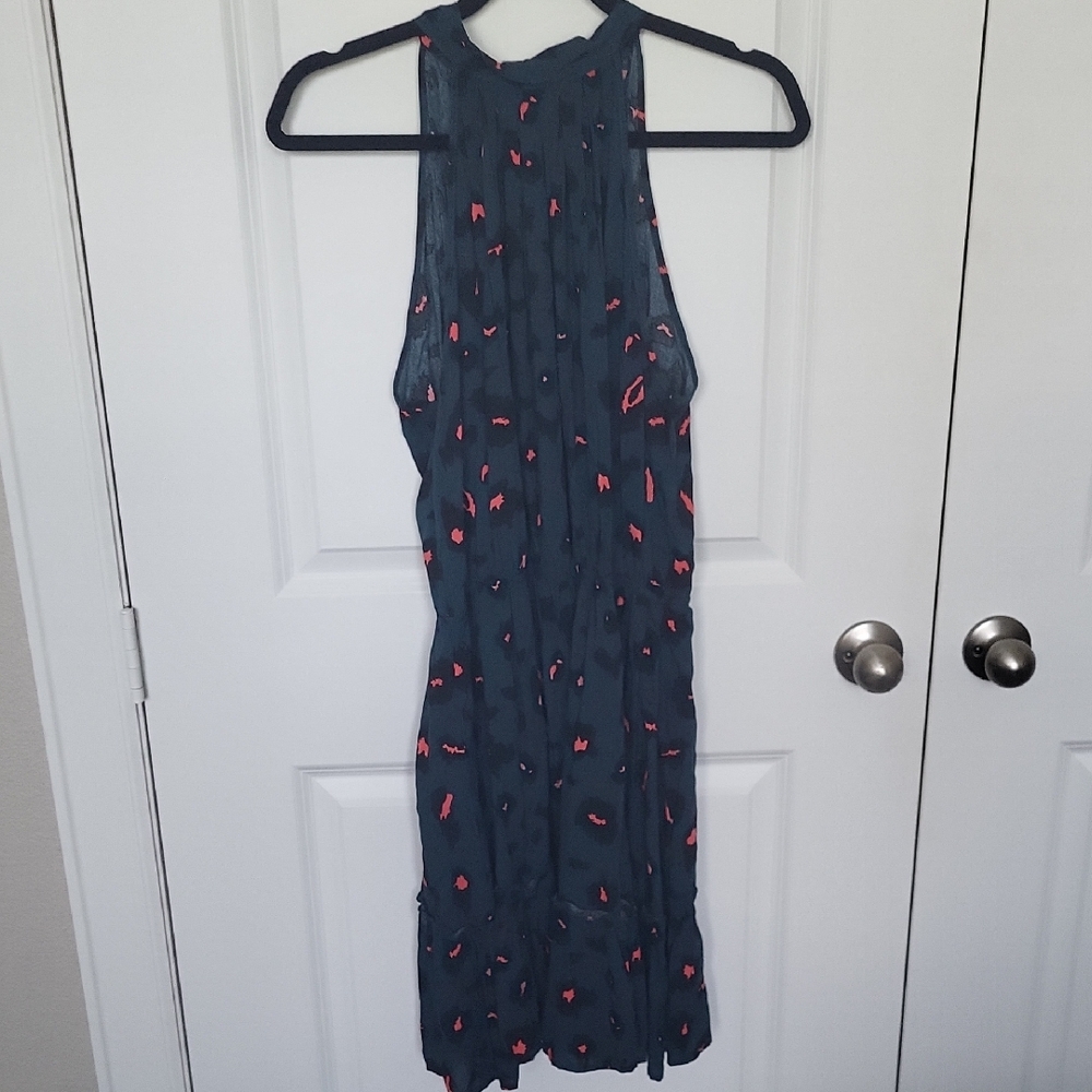 Elegant Navy and Pink Women's Dress